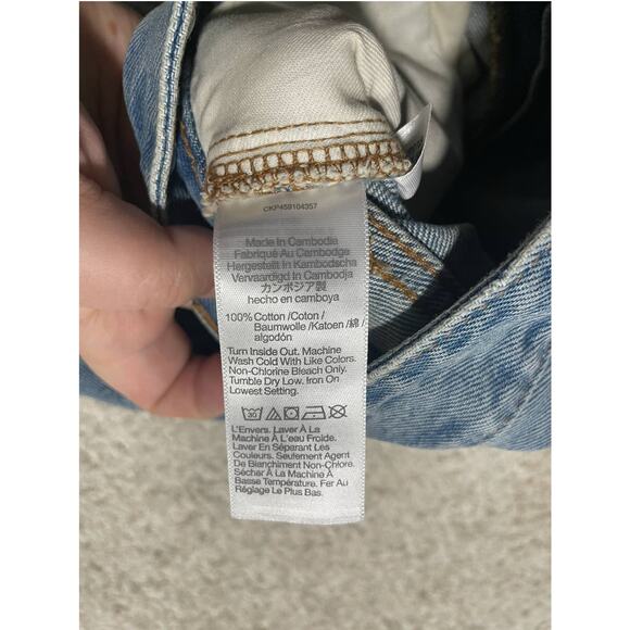 NWT Madewell Women's Size 27 Relaxed Denim Shorts Lemar Wash - Picture 11 of 11